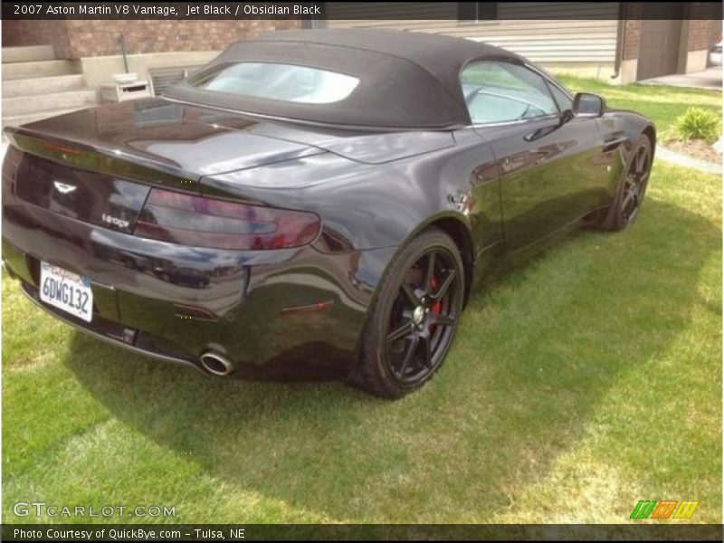 Jet Black / Obsidian Black 2007 Aston Martin V8 Vantage