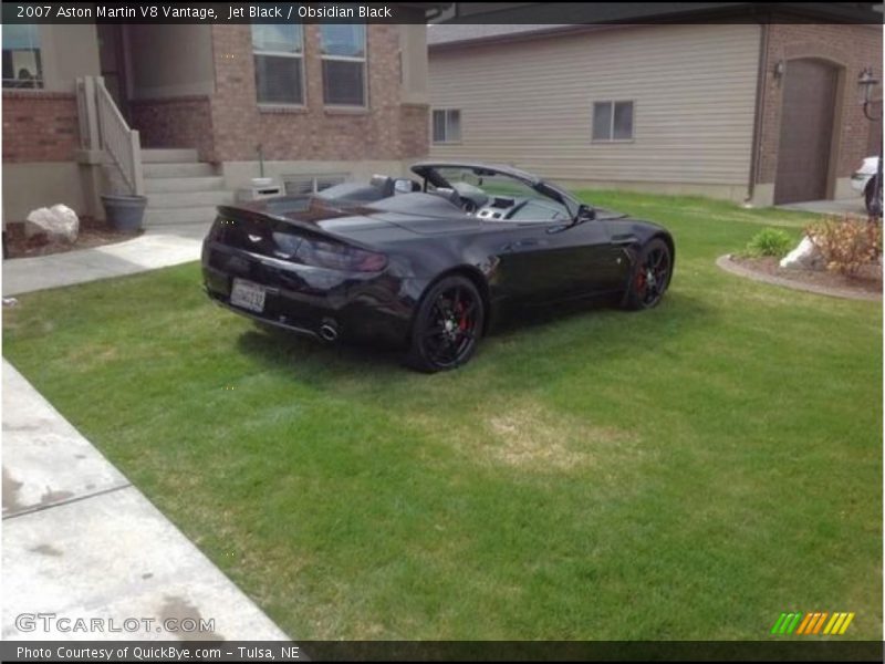Jet Black / Obsidian Black 2007 Aston Martin V8 Vantage