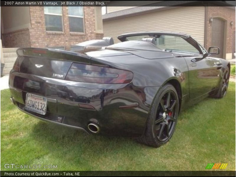 Jet Black / Obsidian Black 2007 Aston Martin V8 Vantage