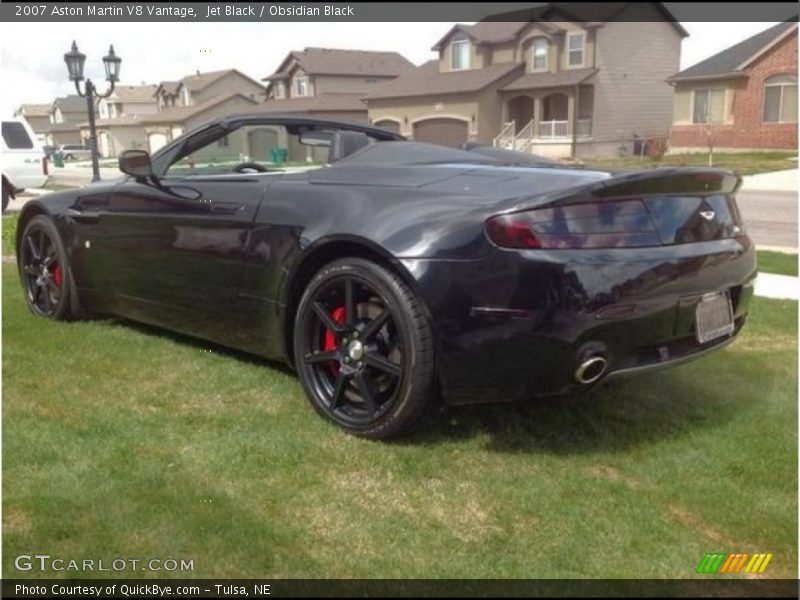 Jet Black / Obsidian Black 2007 Aston Martin V8 Vantage