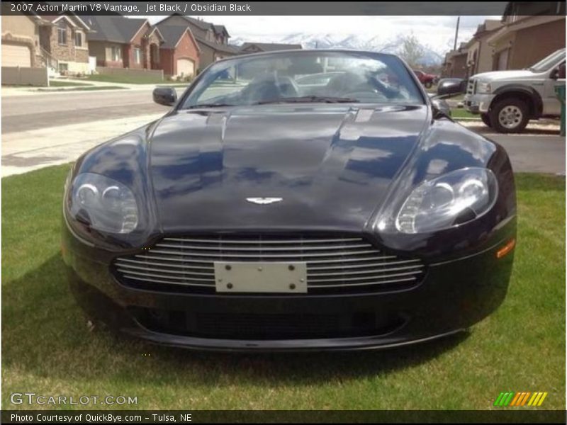 Jet Black / Obsidian Black 2007 Aston Martin V8 Vantage
