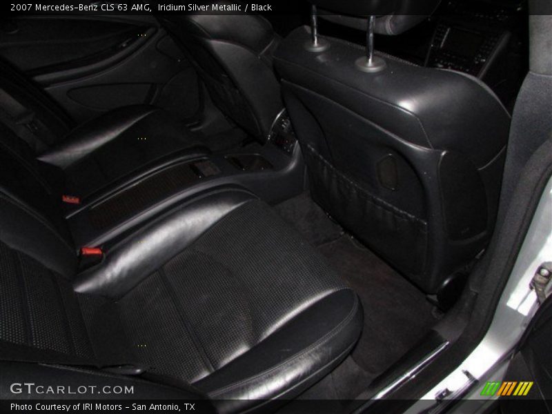 Rear Seat of 2007 CLS 63 AMG