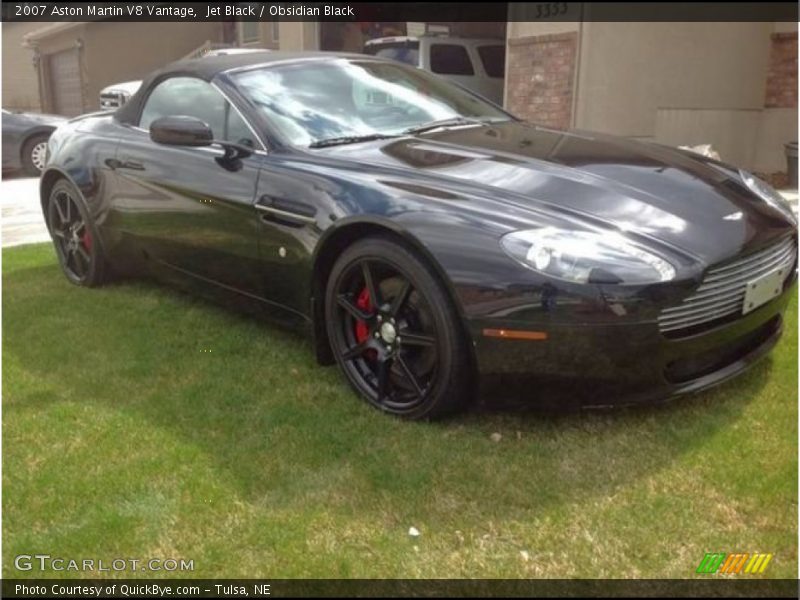 Jet Black / Obsidian Black 2007 Aston Martin V8 Vantage