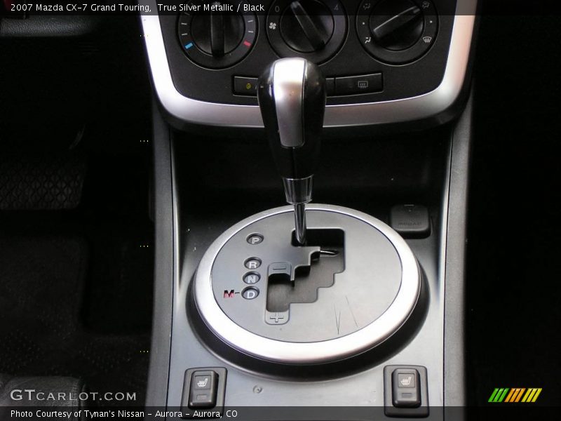 True Silver Metallic / Black 2007 Mazda CX-7 Grand Touring