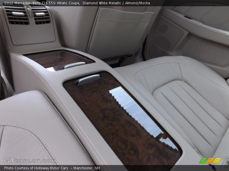 Diamond White Metallic / Almond/Mocha 2012 Mercedes-Benz CLS 550 4Matic Coupe