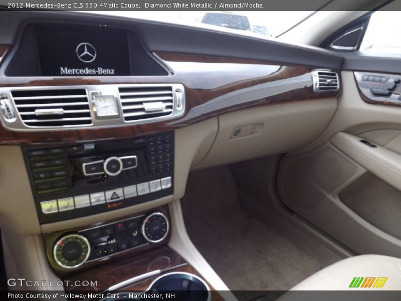 Diamond White Metallic / Almond/Mocha 2012 Mercedes-Benz CLS 550 4Matic Coupe