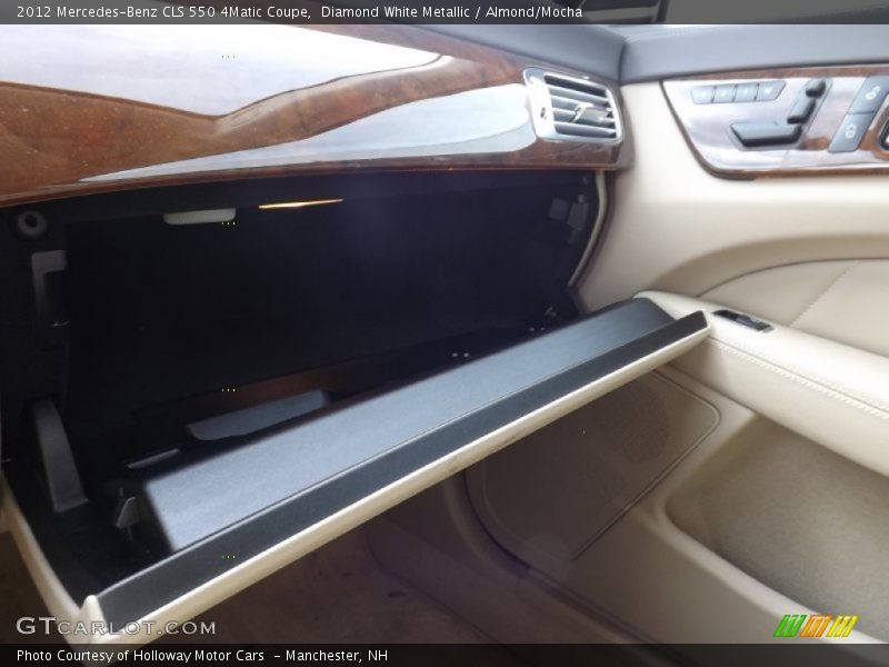 Diamond White Metallic / Almond/Mocha 2012 Mercedes-Benz CLS 550 4Matic Coupe