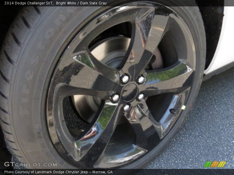 Bright White / Dark Slate Gray 2014 Dodge Challenger SXT