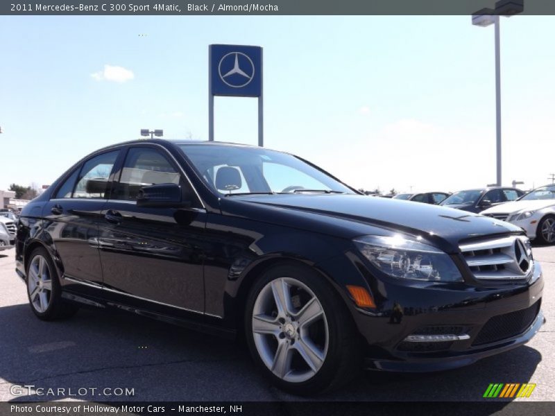 Black / Almond/Mocha 2011 Mercedes-Benz C 300 Sport 4Matic