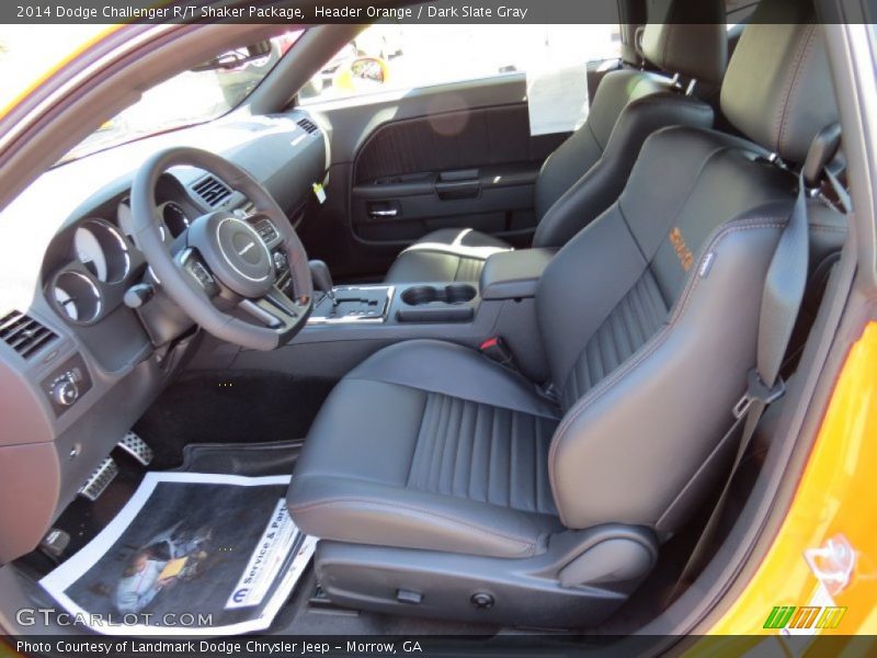  2014 Challenger R/T Shaker Package Dark Slate Gray Interior