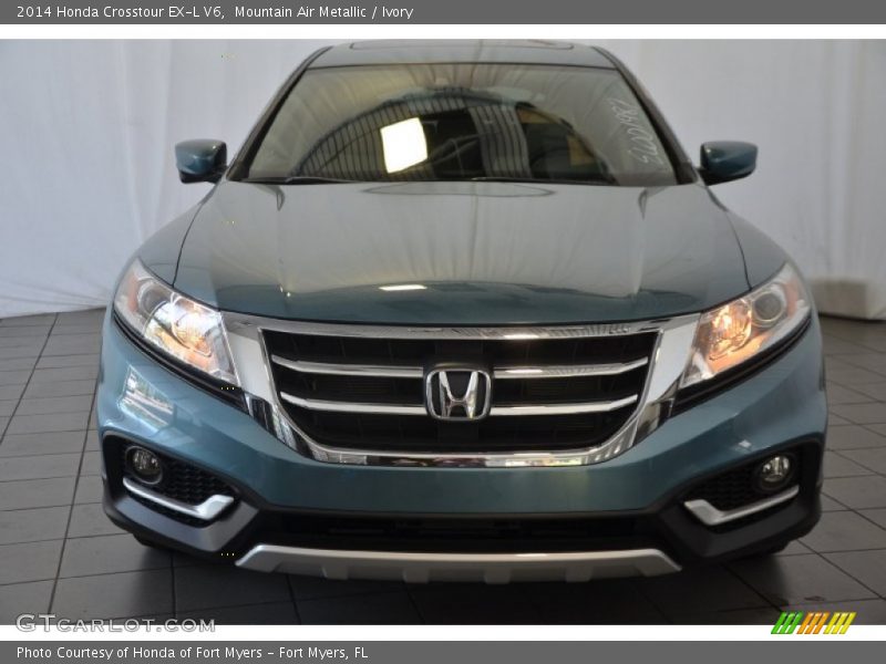 Mountain Air Metallic / Ivory 2014 Honda Crosstour EX-L V6