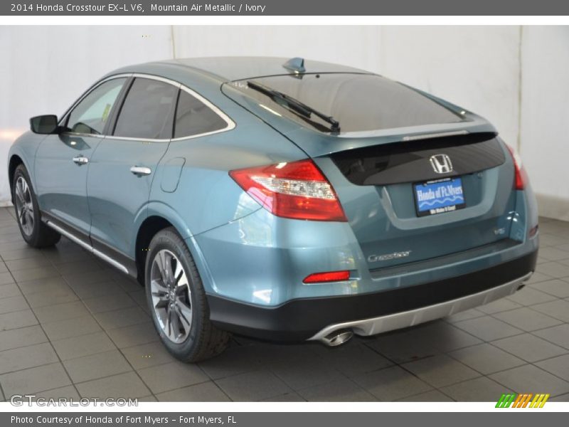 Mountain Air Metallic / Ivory 2014 Honda Crosstour EX-L V6