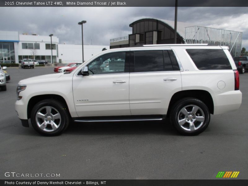 White Diamond Tricoat / Jet Black 2015 Chevrolet Tahoe LTZ 4WD