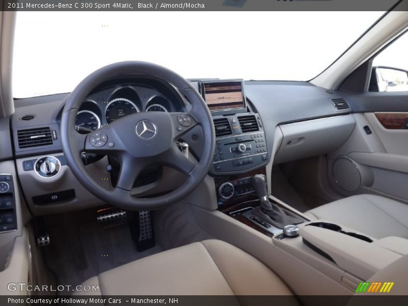 Black / Almond/Mocha 2011 Mercedes-Benz C 300 Sport 4Matic