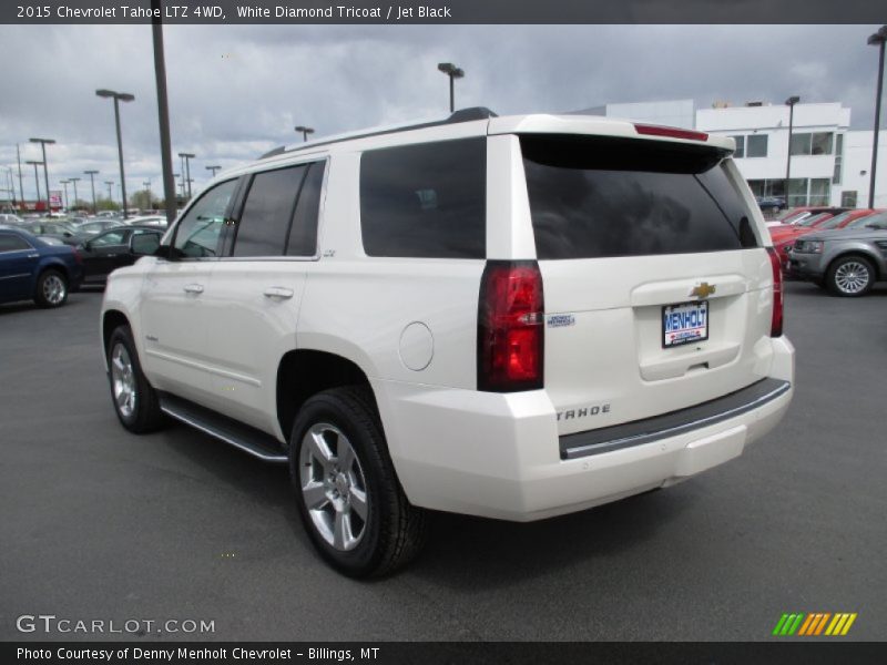 White Diamond Tricoat / Jet Black 2015 Chevrolet Tahoe LTZ 4WD