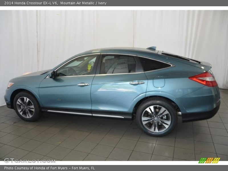 Mountain Air Metallic / Ivory 2014 Honda Crosstour EX-L V6