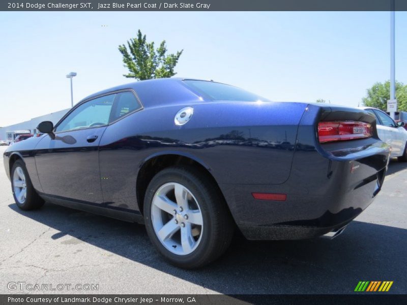 Jazz Blue Pearl Coat / Dark Slate Gray 2014 Dodge Challenger SXT