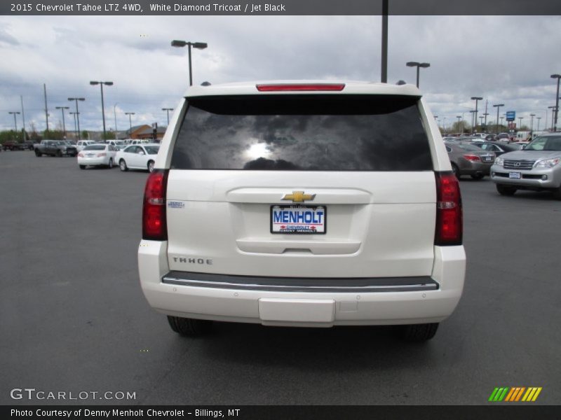 White Diamond Tricoat / Jet Black 2015 Chevrolet Tahoe LTZ 4WD