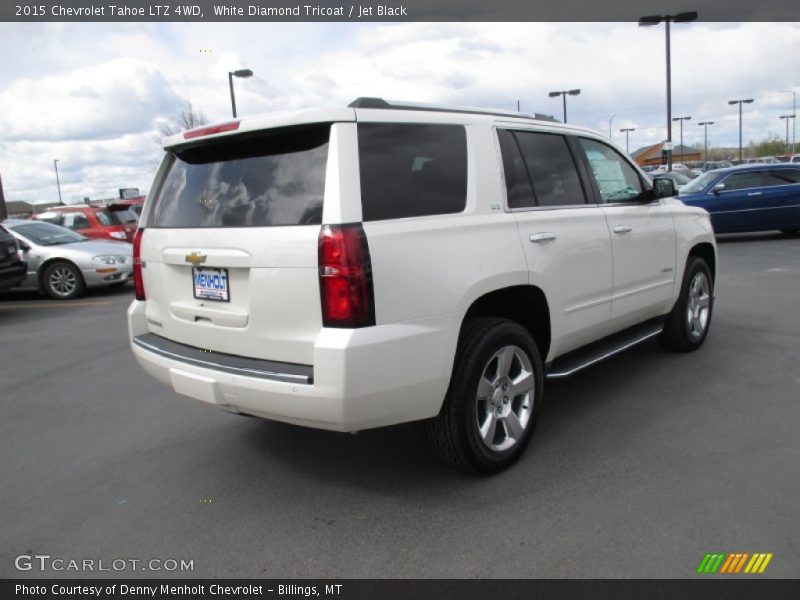 White Diamond Tricoat / Jet Black 2015 Chevrolet Tahoe LTZ 4WD