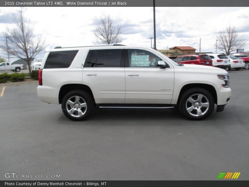 White Diamond Tricoat / Jet Black 2015 Chevrolet Tahoe LTZ 4WD