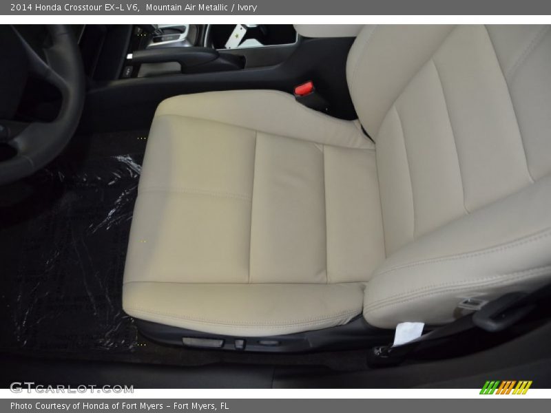 Mountain Air Metallic / Ivory 2014 Honda Crosstour EX-L V6