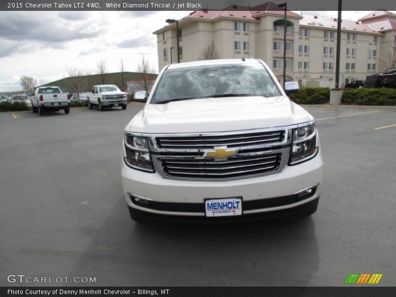 White Diamond Tricoat / Jet Black 2015 Chevrolet Tahoe LTZ 4WD