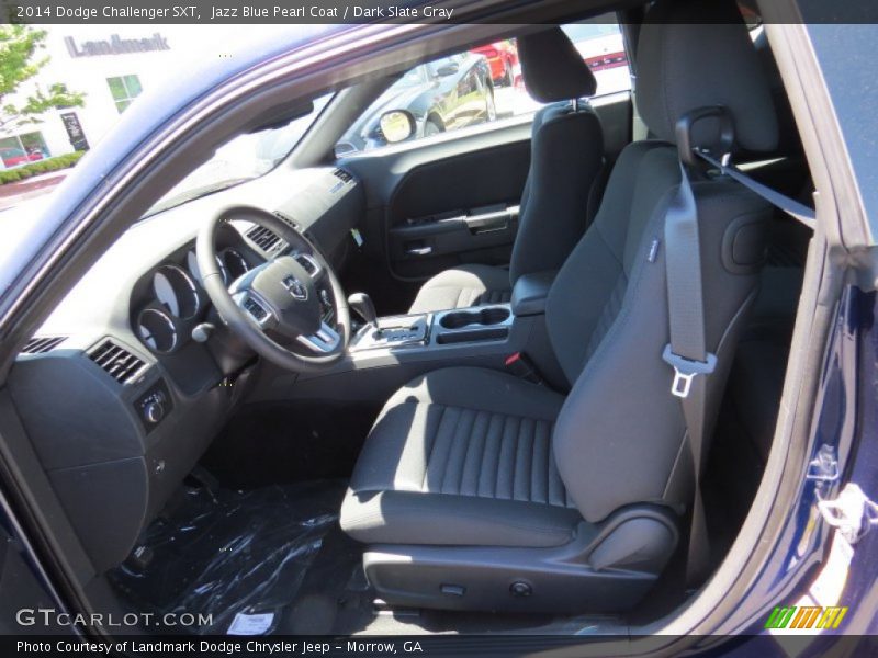 Jazz Blue Pearl Coat / Dark Slate Gray 2014 Dodge Challenger SXT
