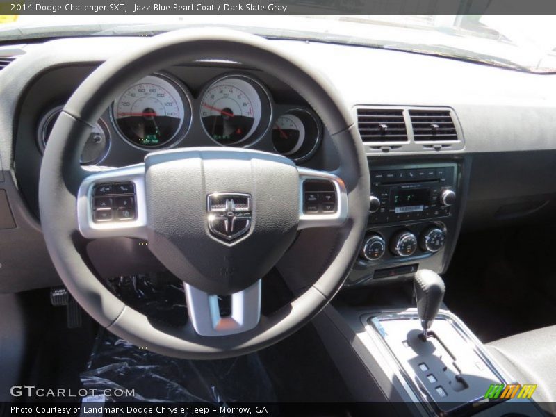 Jazz Blue Pearl Coat / Dark Slate Gray 2014 Dodge Challenger SXT