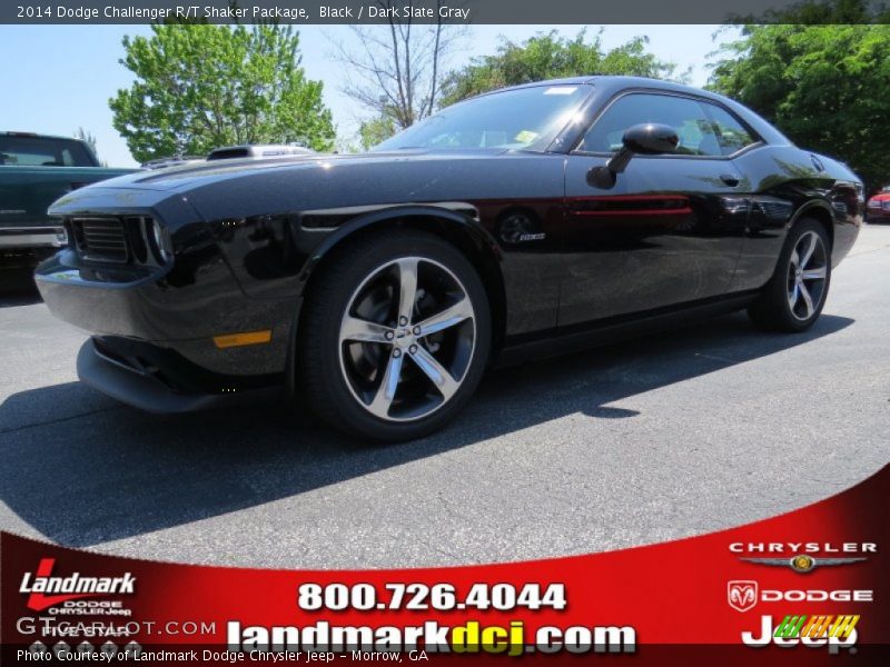 Black / Dark Slate Gray 2014 Dodge Challenger R/T Shaker Package