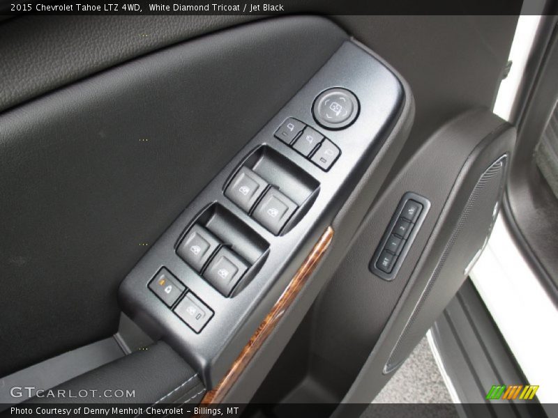White Diamond Tricoat / Jet Black 2015 Chevrolet Tahoe LTZ 4WD