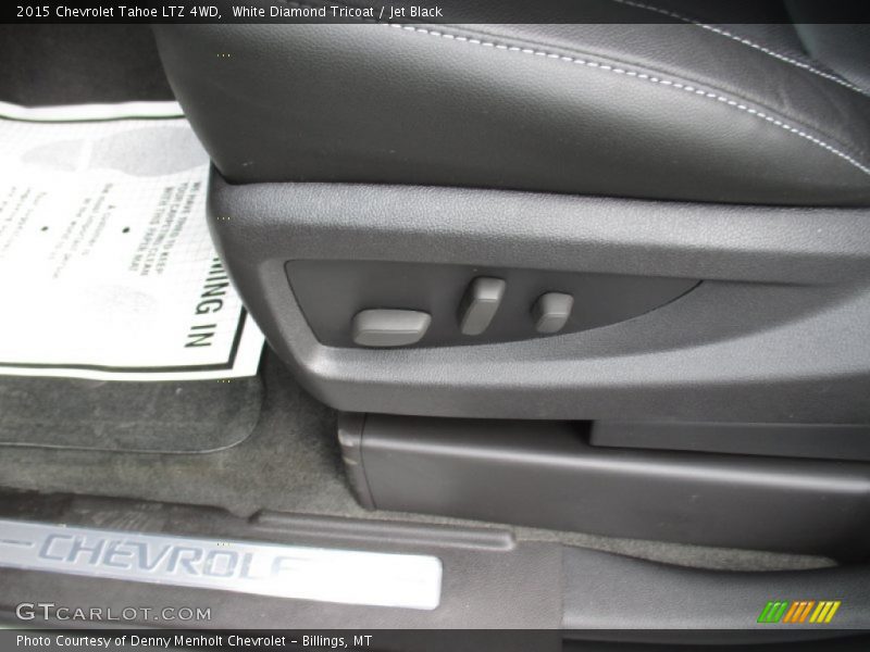 White Diamond Tricoat / Jet Black 2015 Chevrolet Tahoe LTZ 4WD