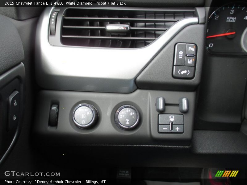 White Diamond Tricoat / Jet Black 2015 Chevrolet Tahoe LTZ 4WD