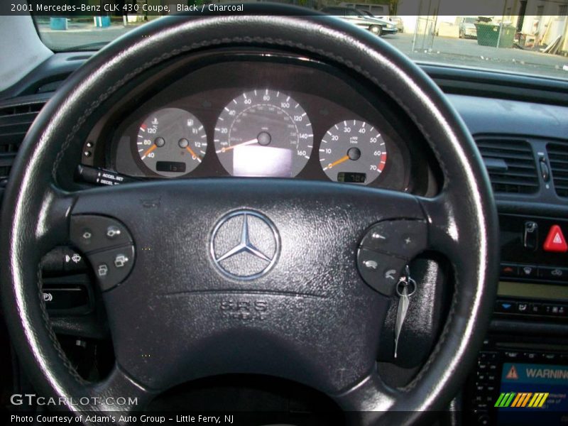 Black / Charcoal 2001 Mercedes-Benz CLK 430 Coupe