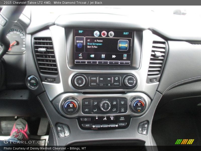 White Diamond Tricoat / Jet Black 2015 Chevrolet Tahoe LTZ 4WD