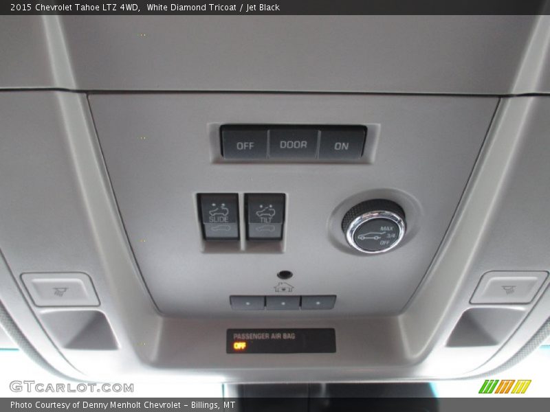 White Diamond Tricoat / Jet Black 2015 Chevrolet Tahoe LTZ 4WD
