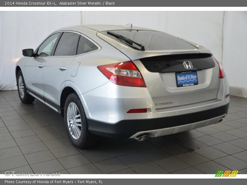 Alabaster Silver Metallic / Black 2014 Honda Crosstour EX-L