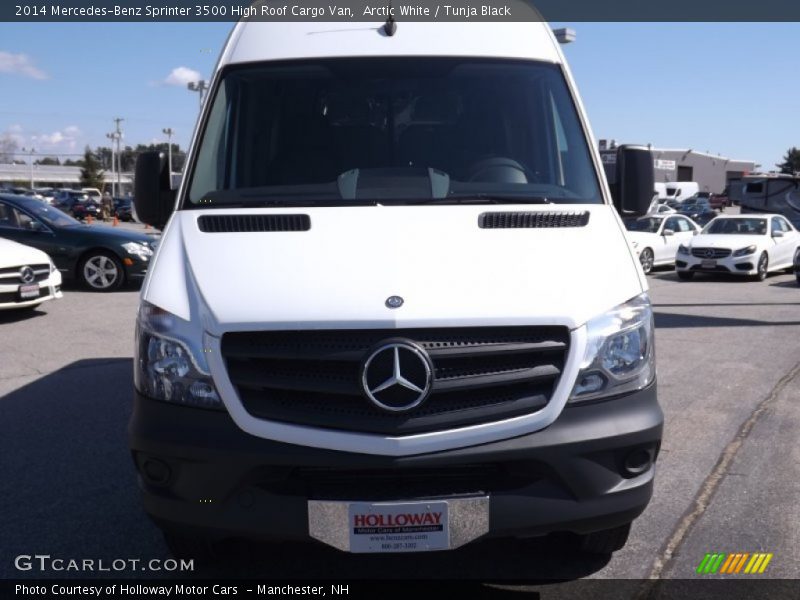 Arctic White / Tunja Black 2014 Mercedes-Benz Sprinter 3500 High Roof Cargo Van