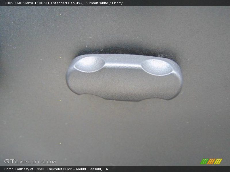 Summit White / Ebony 2009 GMC Sierra 1500 SLE Extended Cab 4x4