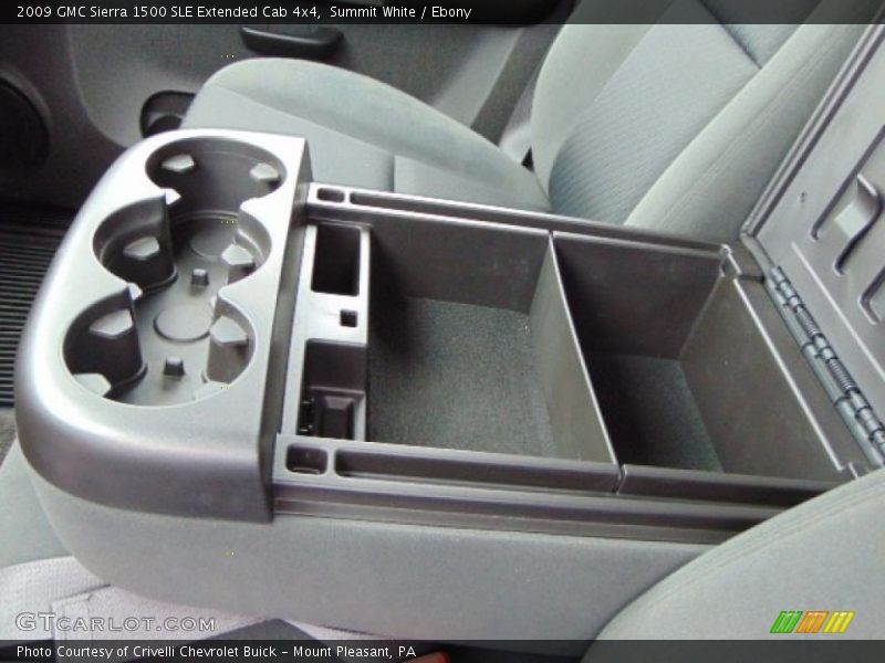 Summit White / Ebony 2009 GMC Sierra 1500 SLE Extended Cab 4x4