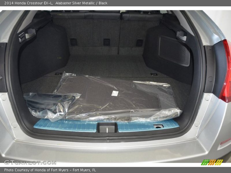 Alabaster Silver Metallic / Black 2014 Honda Crosstour EX-L