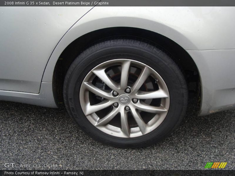 Desert Platinum Beige / Graphite 2008 Infiniti G 35 x Sedan