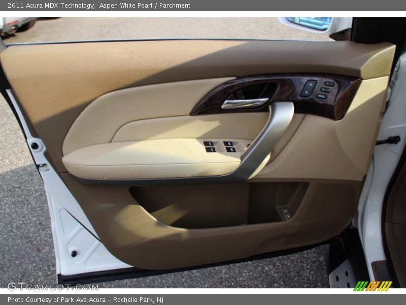 Aspen White Pearl / Parchment 2011 Acura MDX Technology
