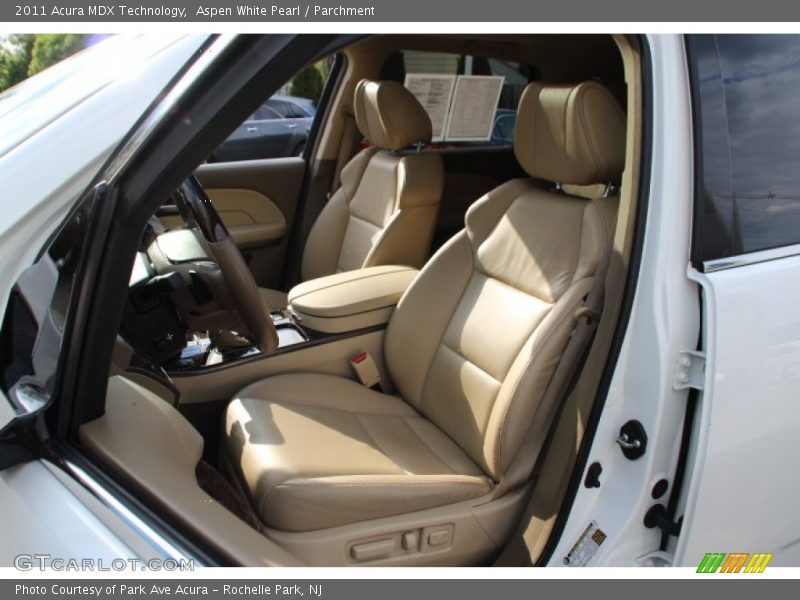 Aspen White Pearl / Parchment 2011 Acura MDX Technology