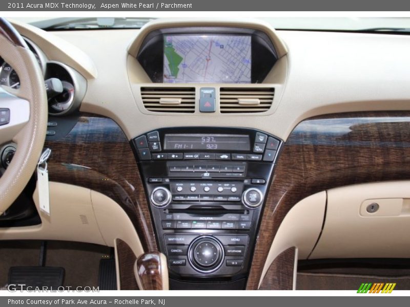 Aspen White Pearl / Parchment 2011 Acura MDX Technology