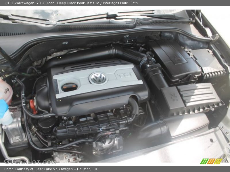 Deep Black Pearl Metallic / Interlagos Plaid Cloth 2013 Volkswagen GTI 4 Door