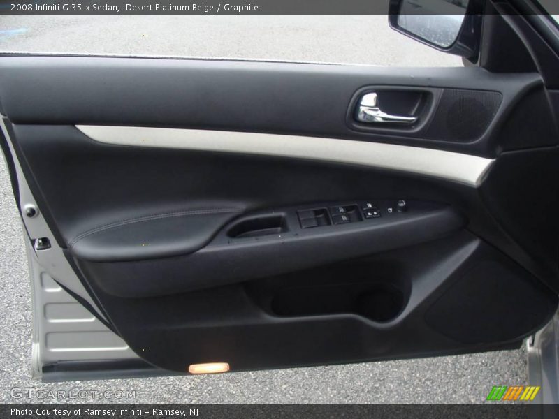 Desert Platinum Beige / Graphite 2008 Infiniti G 35 x Sedan