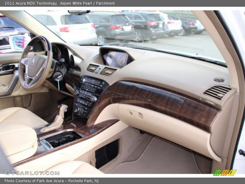 Aspen White Pearl / Parchment 2011 Acura MDX Technology