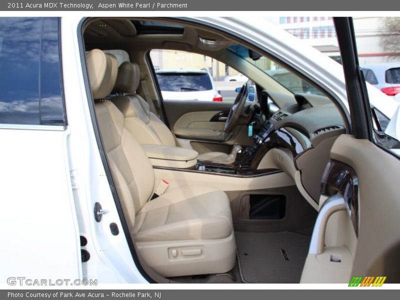 Aspen White Pearl / Parchment 2011 Acura MDX Technology