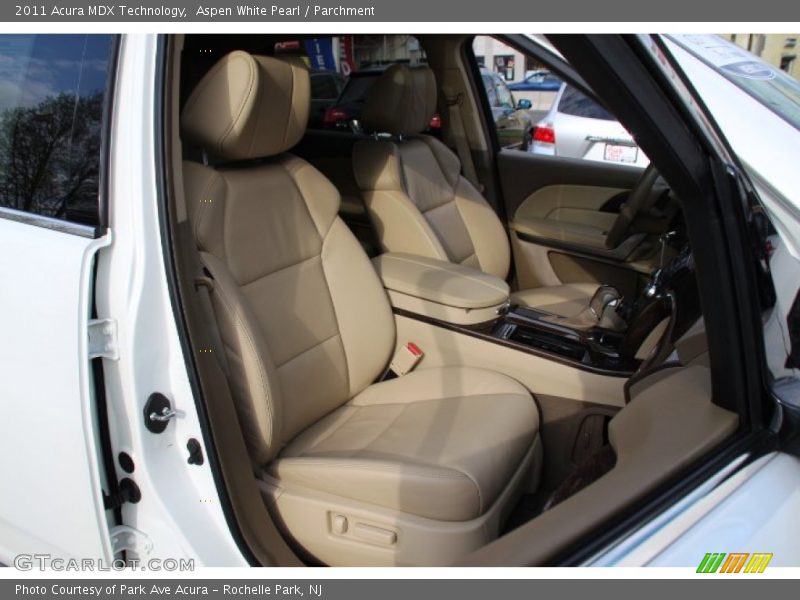 Aspen White Pearl / Parchment 2011 Acura MDX Technology