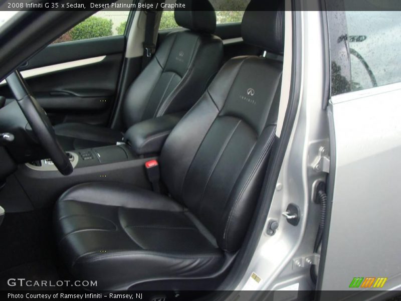 Desert Platinum Beige / Graphite 2008 Infiniti G 35 x Sedan